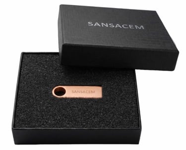 Coffret 1 clé USB musicale sansacem