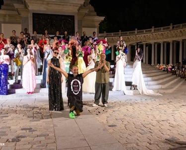 Desfile Maison mesa en el Retiro