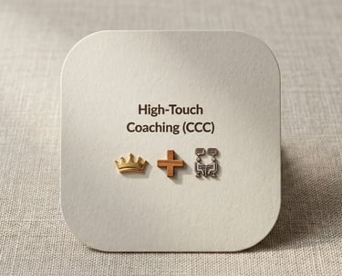 Coach Clarice High Touch Coaching Graphic