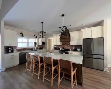Engineered quartz surface with matte finish for modern interior