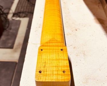 Curly Maple Guitar Neck