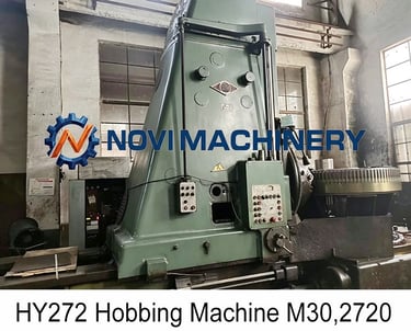 Extra-large HY272 gear hobbing machine: Module M30, Max Diameter 2720mm for heavy-duty industrial gears - Novi Gear