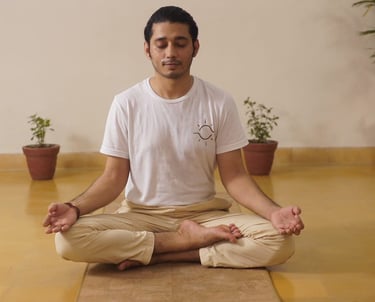 Kaushlendra Kumar Thakur, co-founder and yoga therapist at Sankhya Yoga & Wellness