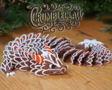 Crumbleclaw Articulated Dragon by Hollowmaker