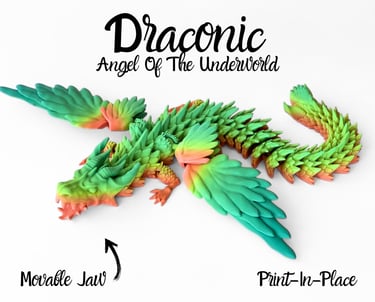 Draconic Articulated Dragon by Hollowmaker