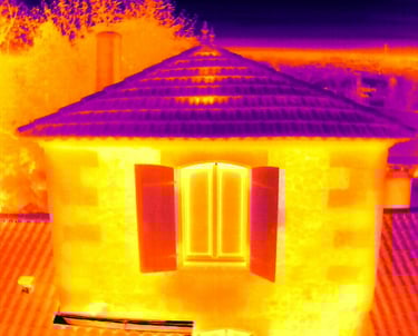 Drone thermographie batiment