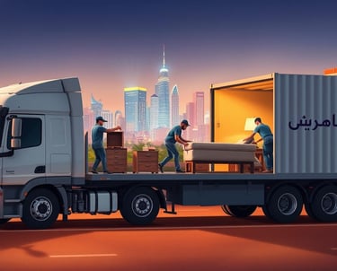نقل عفش بأسعار مناسبة وشغل مضمون بالكويت