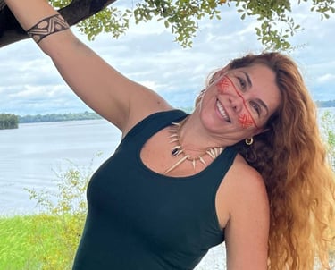 a woman with a bloody face and a bloody face