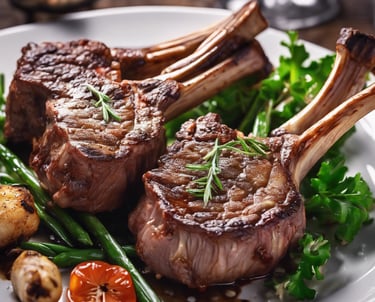 dish on white ceramic plate