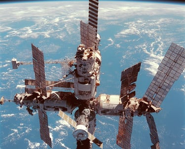 The ISS (International Space Station)