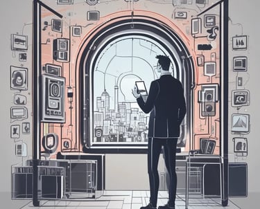 black blue and yellow textile