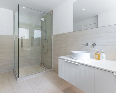 Modern bathroom renovation