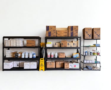 A small sample of the supplies we provide.