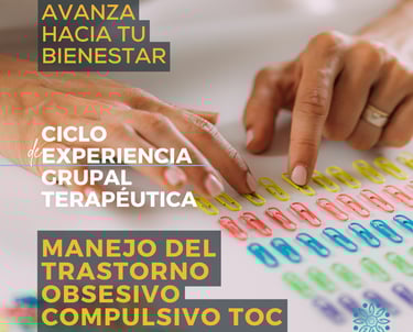 Ciclo de experiencia grupal terapéutica Para personas con Trastorno Obsesivo Compulsivo - TOC