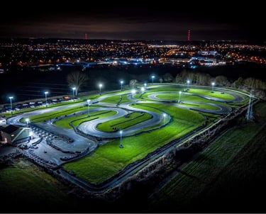 Raceway lighting installation electrics tamworth