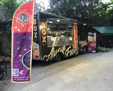 Food Truck para servir o pessoal no evento
