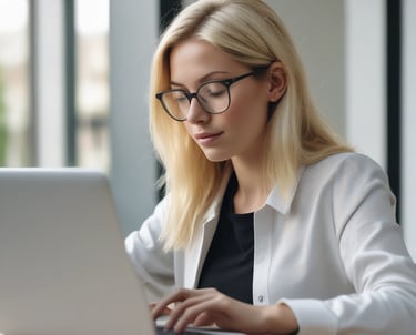 digital marketing artwork on brown wooden surface