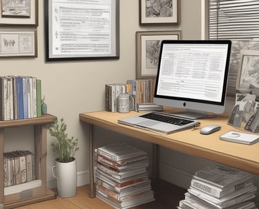 empty wooden table and chairs