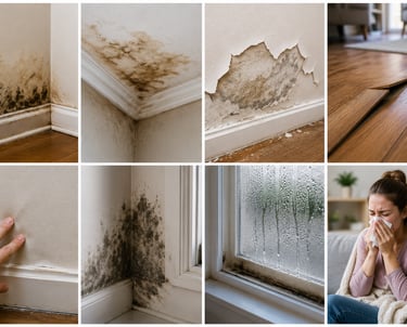 Common signs of hidden mold and water damage in a home