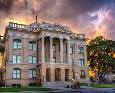 Georgetown TX residential neighborhood serviced by local water damage restoration company