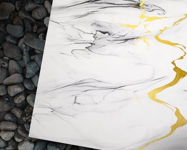 gold varaklı pvc duvar paneli