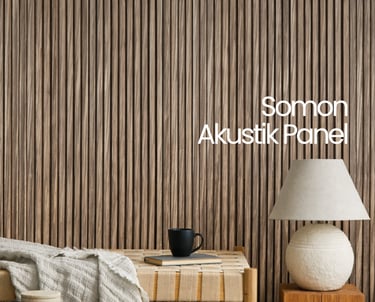 izmir akustik panel açık meşe renk