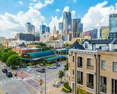 downtown Dallas, TX