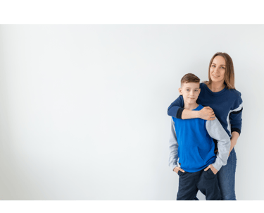 Mum and teenager