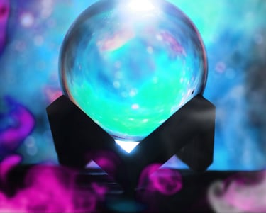 best psychic Brampton holding a crystal ball