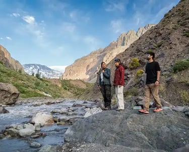 Trekking grupal al Río Volcán,  Lo Valdés 