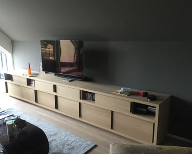 meuble TV sur mesure Belgique