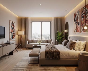 New build. Luxury Hotel Finish. Luxury Interior Design