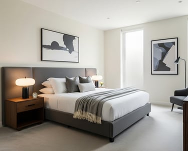 New build. Minimalist. Interior Design.