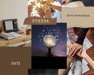 komandinis koliažas