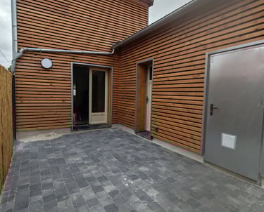 Pose de pavés terrasse à Beuvry par carreleur local Carréno