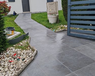 chantier rénovation terrasse Béthune