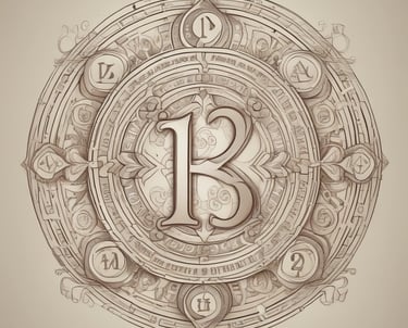 A person is seen holding a wooden singing bowl with a mallet positioned over it, suggesting it is ready to be used. On a textured surface below are various objects including a bundle of sage tied with string, an abalone shell, and a few crystals or stones, creating a serene and spiritual atmosphere.