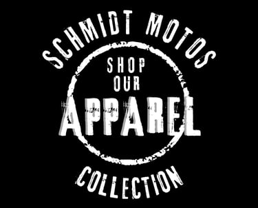 a logo for a motorcycle shop called apparel