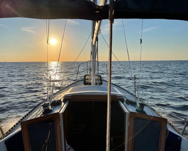 Sailboat on the water