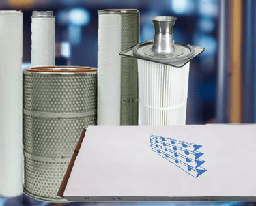 cartridge filter paper pleated painting filter spray booth gases element