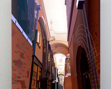 Somerset House London Illustration