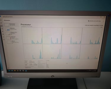 Optimisation des performances du processeur sous Windows 11 lors d'un dépannage informatique à Porte
