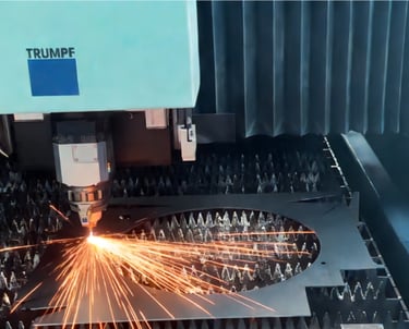 TRUMPF laser cutting Industrial Electrical Enclosures with ±0.05mm Precision