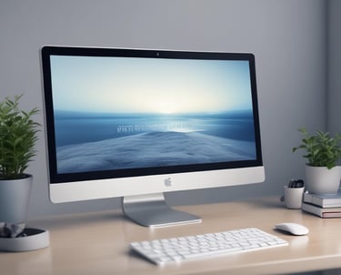 A modern office space with a creative team collaborating.