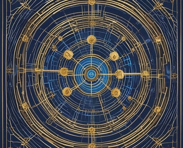 An aerial view of a modern mining operation with heavy machinery and secure facilities under a clear blue sky.