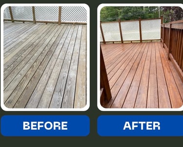 weatherd deck revitalized in marshfield ma michael cummings painting deck staining