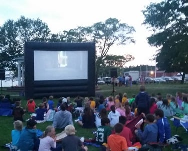 outdoor movie night