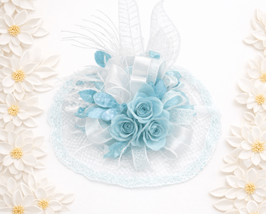 Turquoise Fascinator