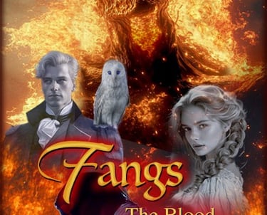 "Fangs: The Blood" by Nick and Gloria Maley book cover