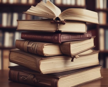 A gavel resting on a legal book with the Chilean flag in the background.